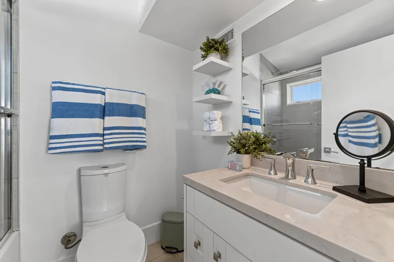 Bedrooms & Baths at 608 Heliotrope Avenue, Corona del Mar