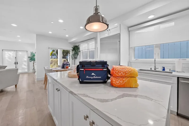Kitchen & Dining at 608 Heliotrope Avenue, Corona del Mar